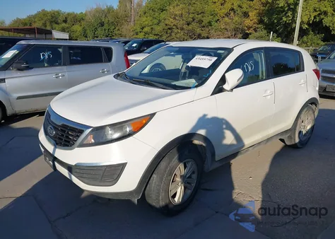 2011 Kia Sportage Lx from USA, damaged, VIN KNDPB3A25B7096972